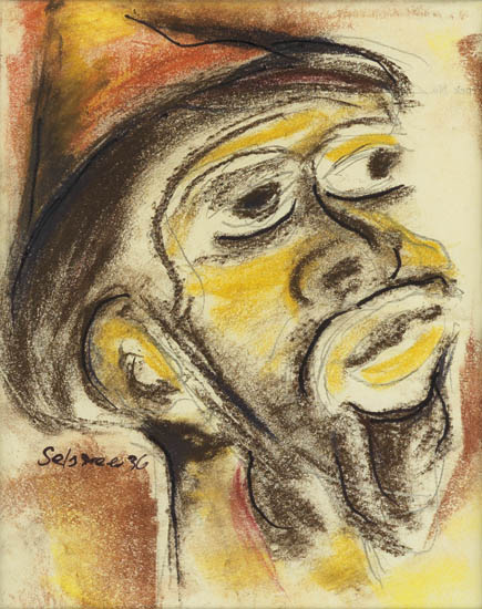 CHARLES SEBREE (1911 - 1985) Untitled (Head).